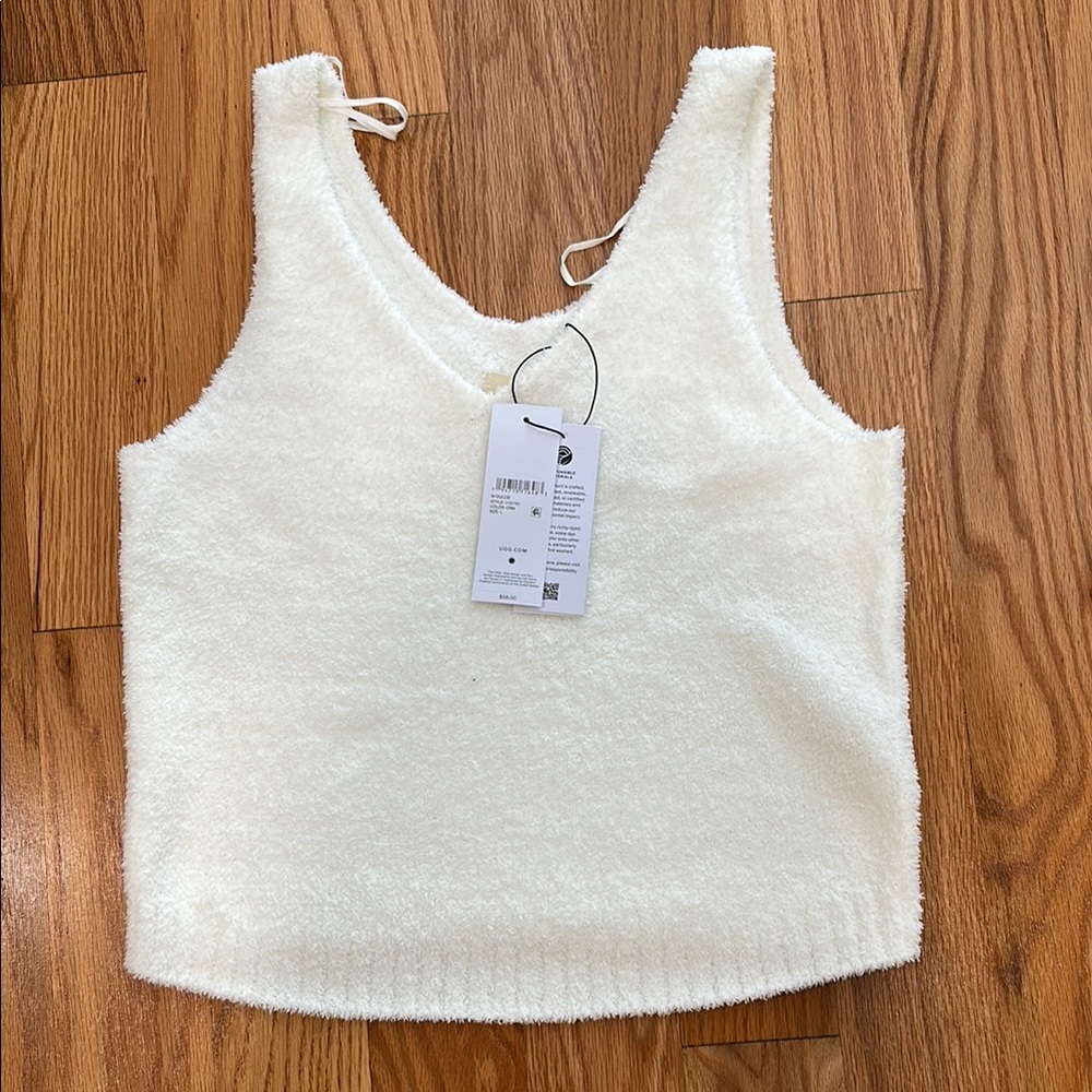 UGG Cozy White Sleeveless Top